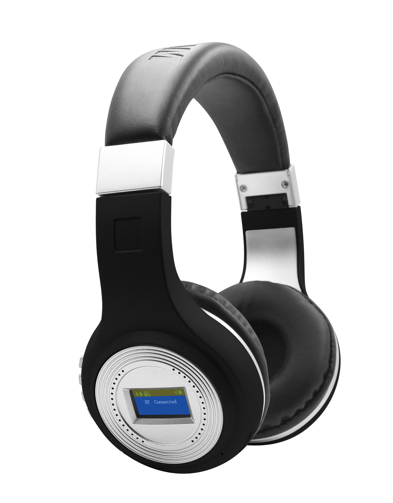 LCD DISPLAY HD Wireless Bluetooth Stereo Headphone 471 (BlaCk)